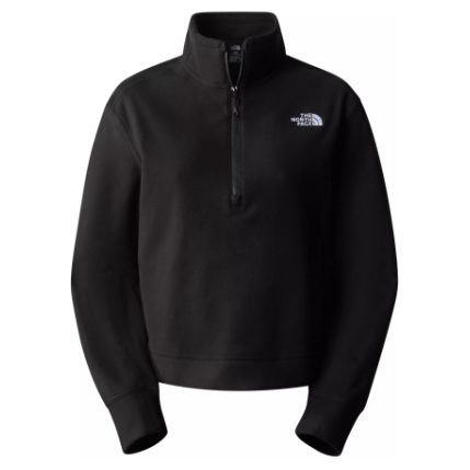 The North Face Womens 100 Glacier 1/4 Zip Black