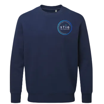 The Stig Initiative - Adult Navy Sweatshirt (1 logo)