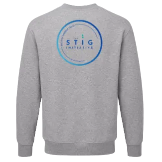 The Stig Initiative - Adult Grey Sweatshirt (2 logos)