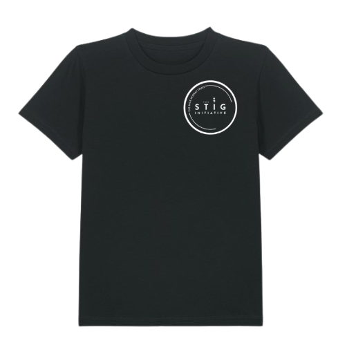 The Stig Initiative - Limited Edition Kids Black T-Shirt (1 logo)