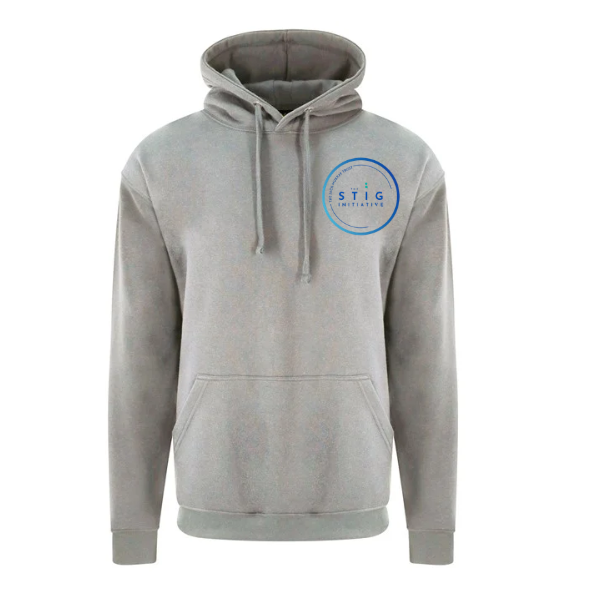 The Stig Initiative - Adult Grey Hoodie (1 logo)