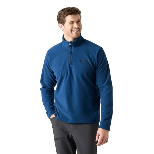 Helly Hansen Mens 1/4 Zip Daybreaker Fleece - Dark Blue