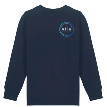 The Stig Initiative - Kids Navy Sweatshirt (1 logo)