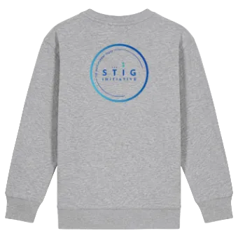 The Stig Initiative - Kids Grey Sweatshirt (2 logos)