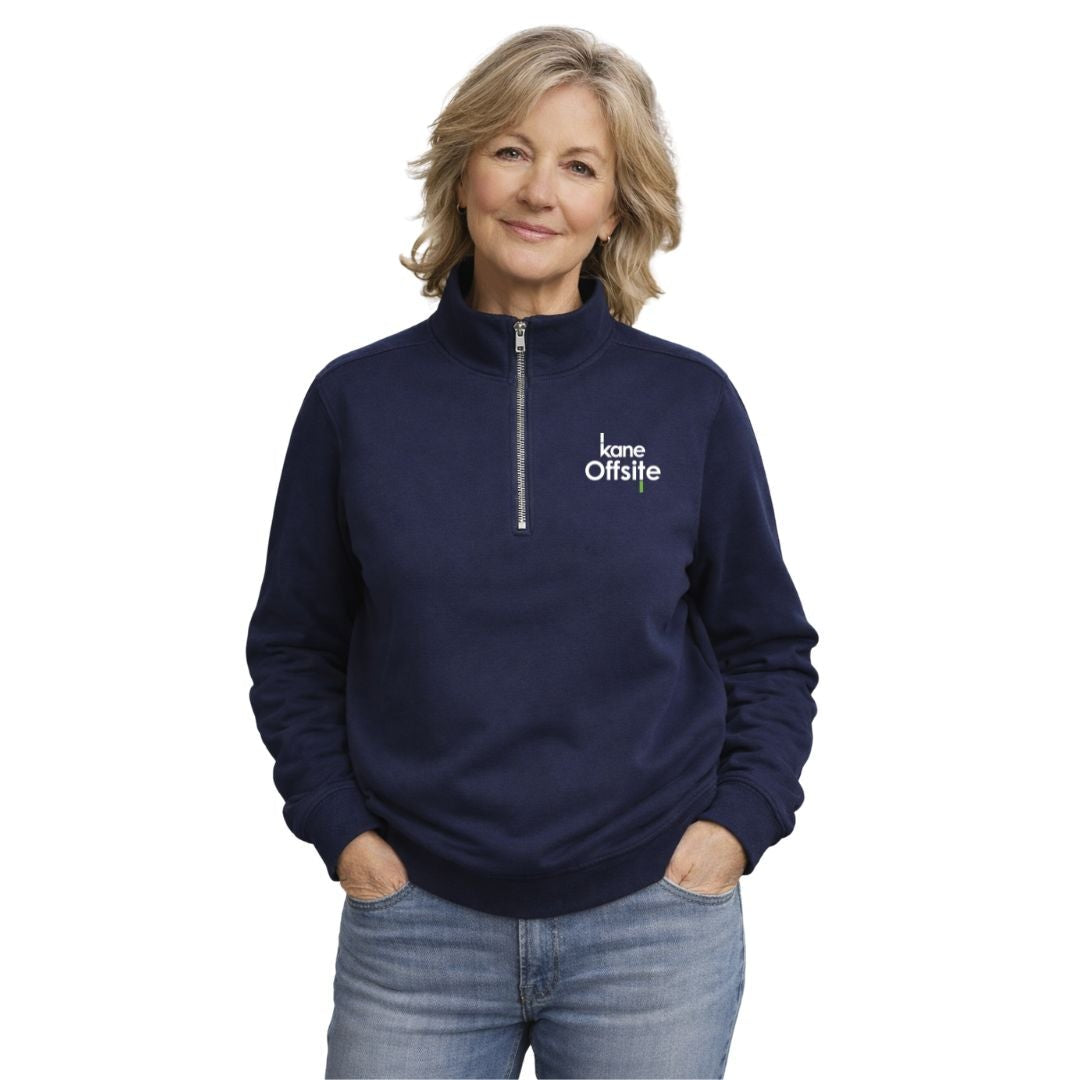 KANE (Offsite) Womens Recycled ¼ Zip Sweatshirt