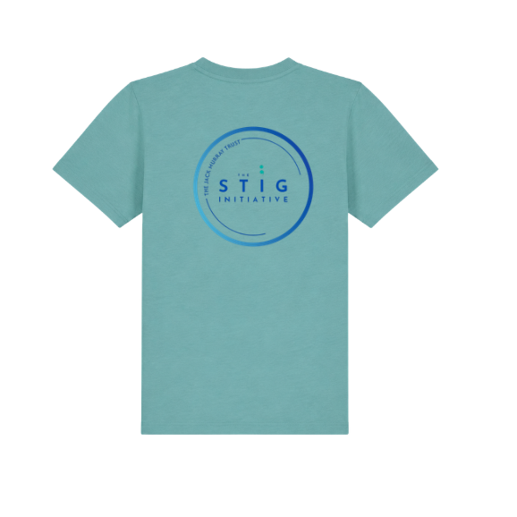 The Stig Initiative - Kids Teal T-Shirt (2 logos)