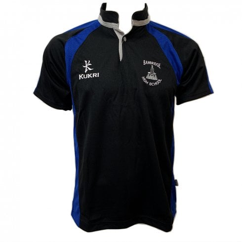 Banbridge High School Boys Rugby Jersey Black