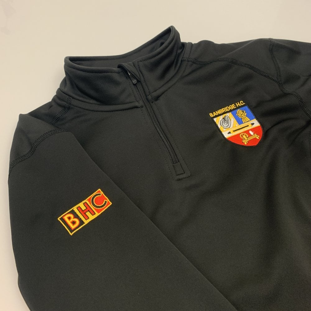 Banbridge Hockey Club Adults Functional Mid Layer Black