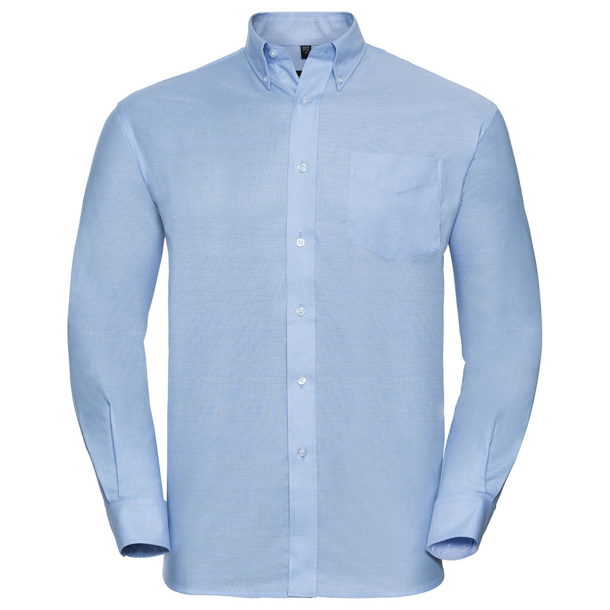 Russell Mens Long Sleeve Easy-Care Oxford Shirt