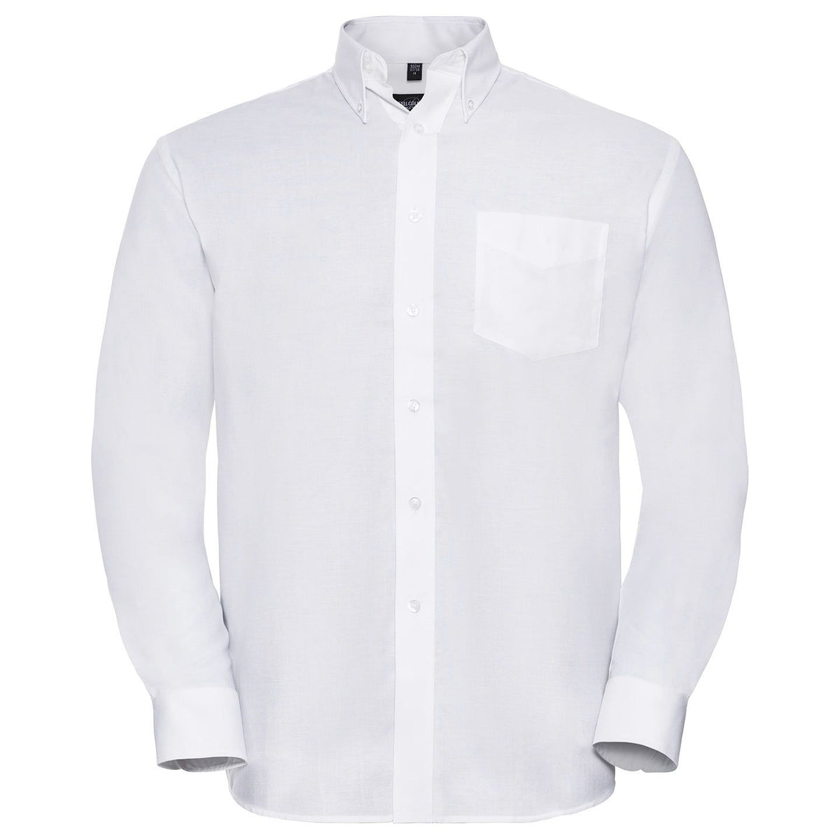 Russell Mens Long Sleeve Easy-Care Oxford Shirt