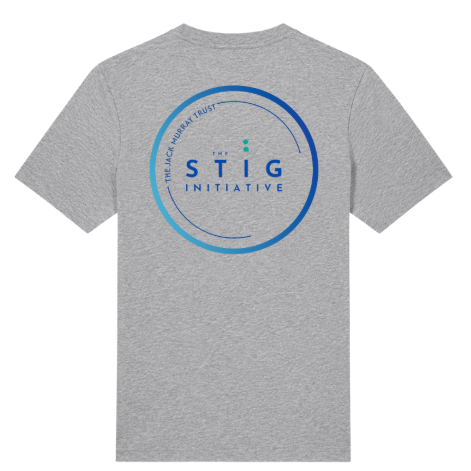 The Stig Initiative - Adult Grey T-Shirt (2 logos)
