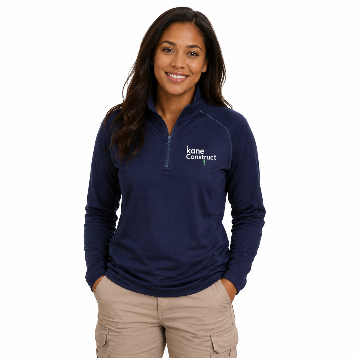 KANE (Construct) Unisex Core Stretch Half-Zip Midlayer