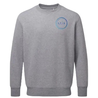 The Stig Initiative - Adult Grey Sweatshirt (1 logo)