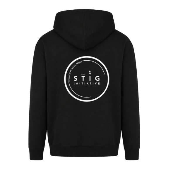 The Stig Initiative - Limited Edition Black Adult Hoodie (2 logos)