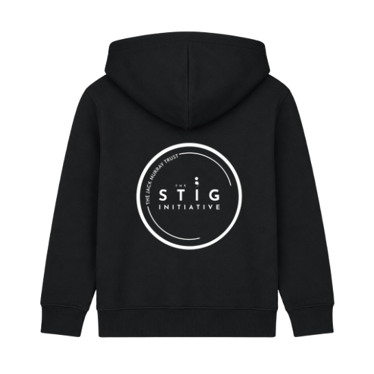 The Stig Initiative - Limited Edition Black Kids Hoodie (2 logos)
