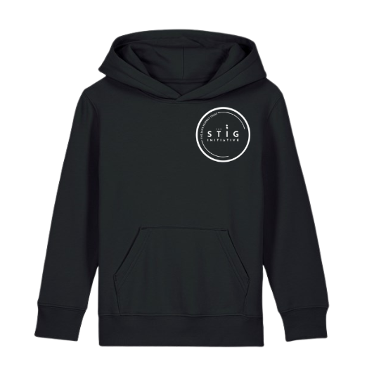 The Stig Initiative - Limited Edition Black Kids Hoodie (2 logos)
