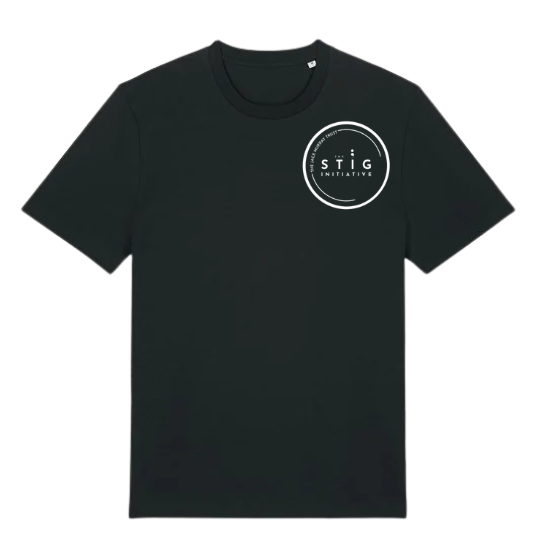 The Stig Initiative - Limited Edition Black Adult T-Shirt (2 logos)