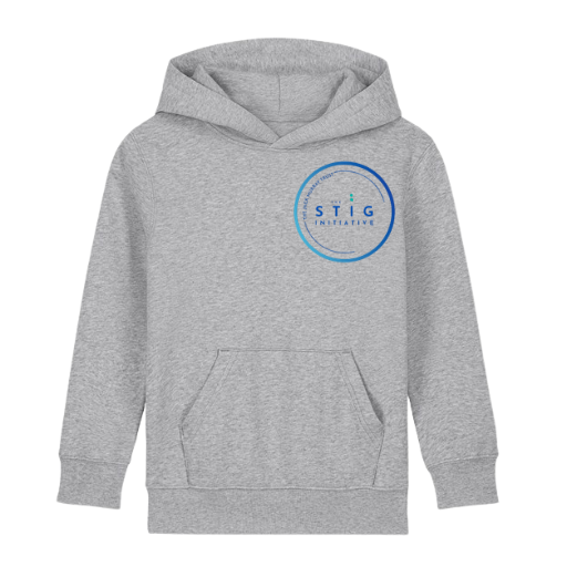 The Stig Initiative - Kids Grey Hoodie (1 logo)