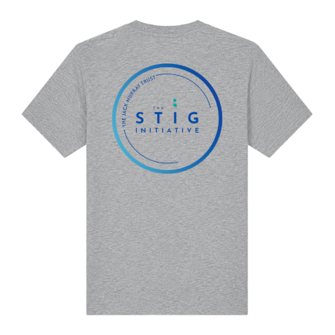 The Stig Initiative - Kids Grey T-Shirt (2 logos)