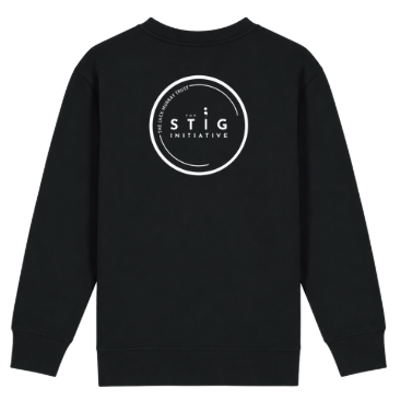The Stig Initiative - Kids Black Sweatshirt (2 logos)