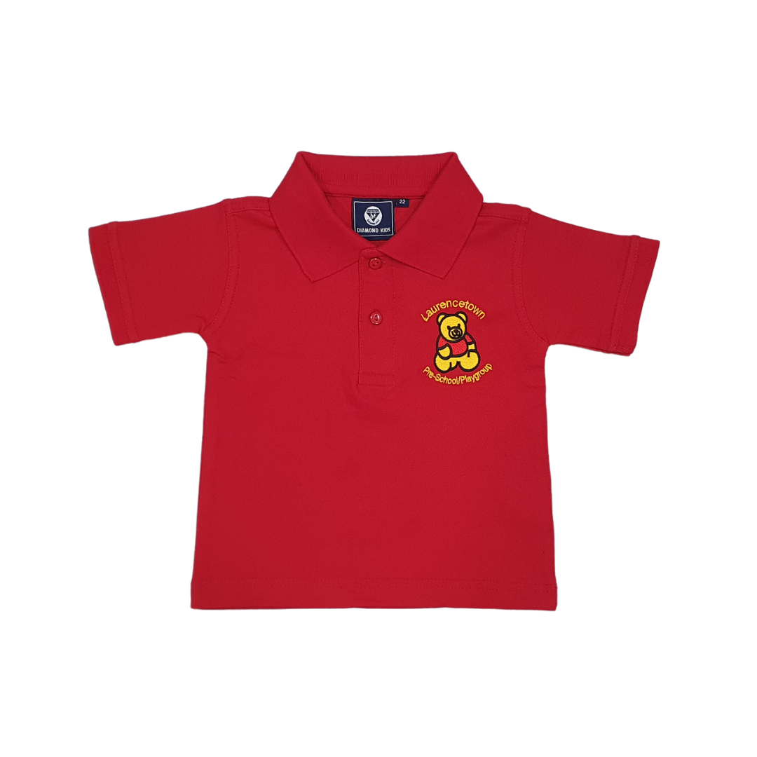 Laurencetown Pre-School/Playgroup Polo Red