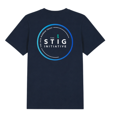 The Stig Initiative - Kids Navy T-Shirt (2 logos)