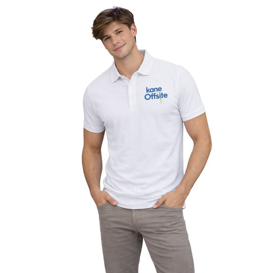 KANE (Offsite) Mens Coolchecker® plus piqué polo white