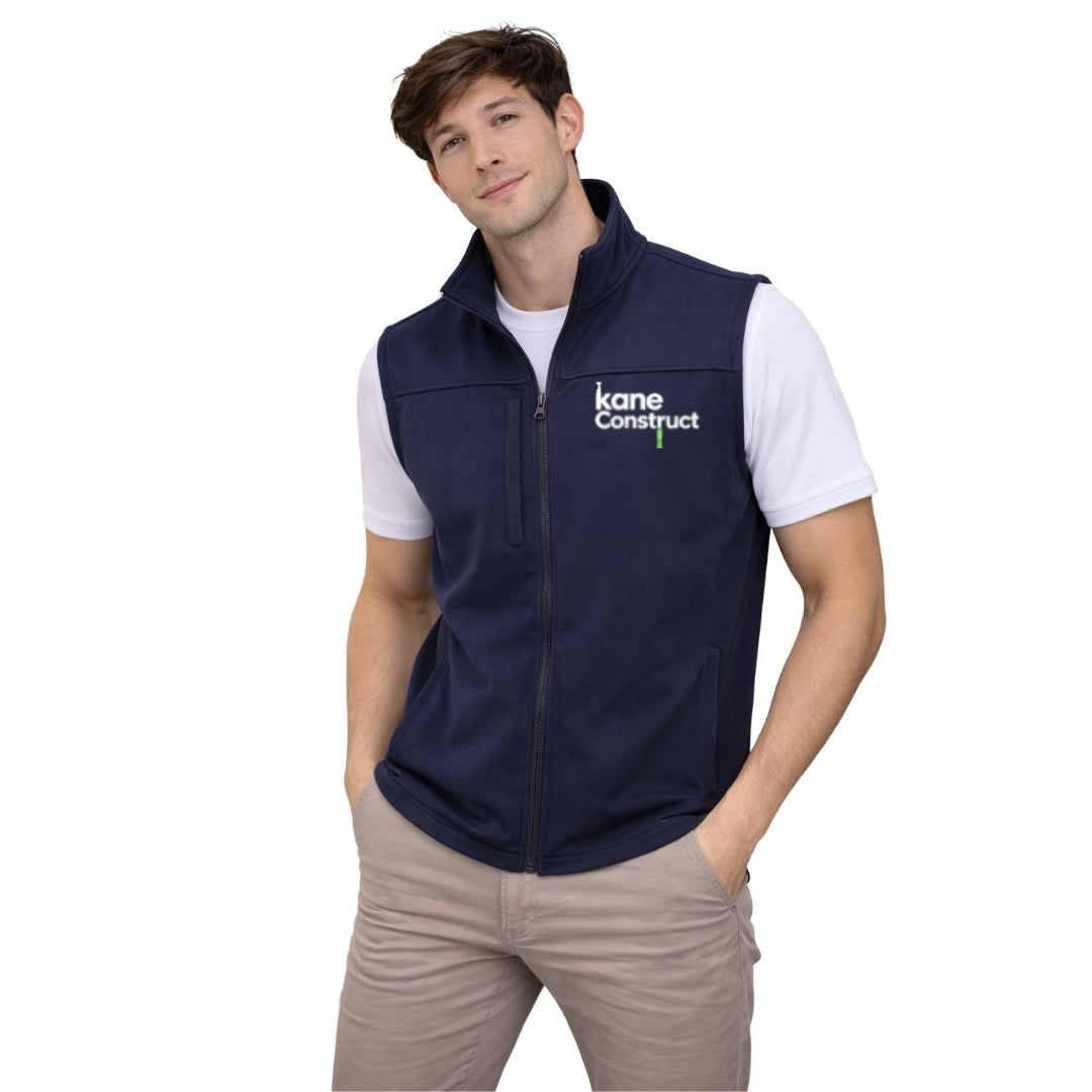 KANE (Construct) Men’s Flux Softshell Bodywarmer (Emb back)