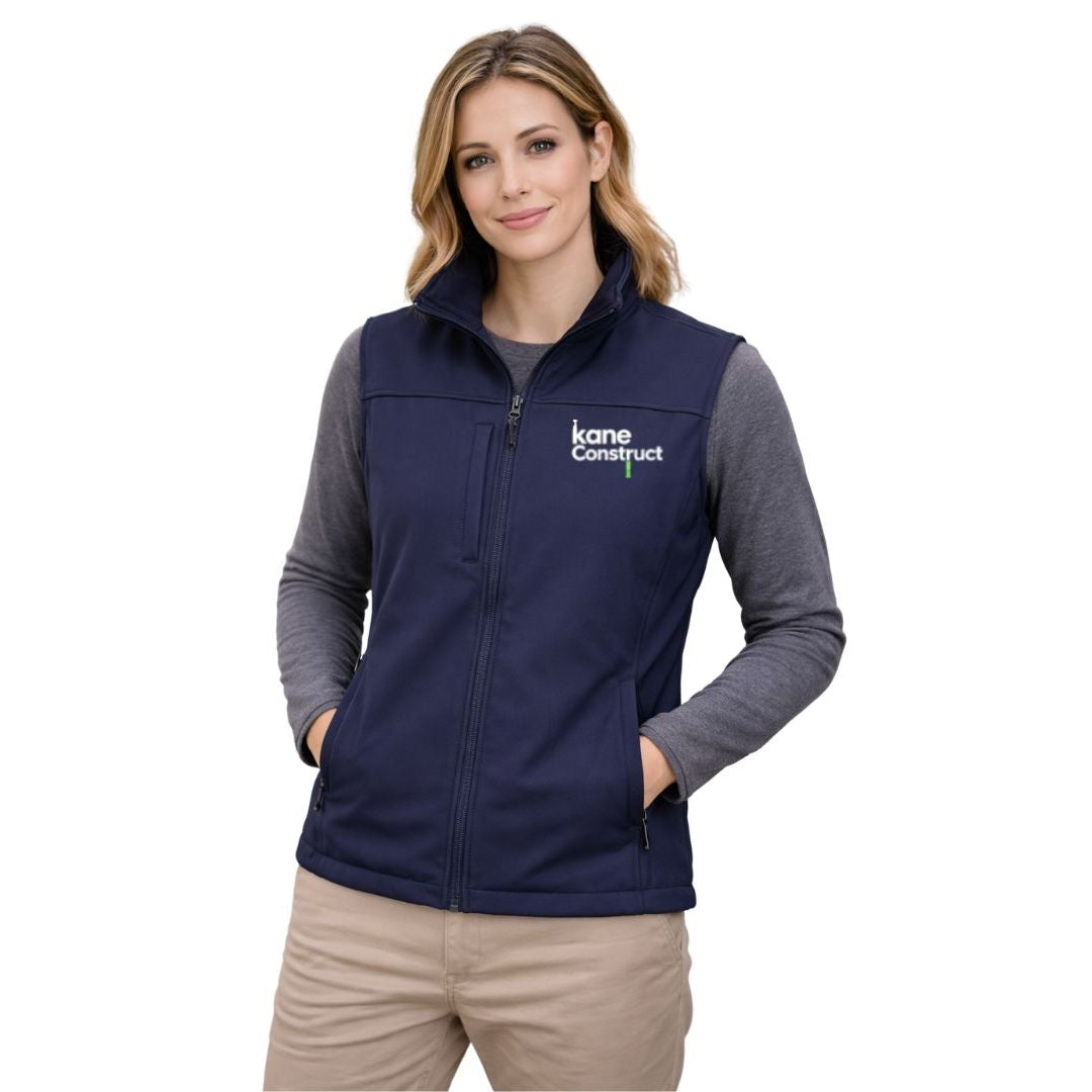 KANE (Construct) Women’s Flux Softshell Bodywarmer (Emb back)