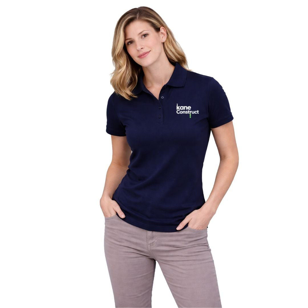 KANE (Construct) Womens Coolchecker® plus piqué polo Navy