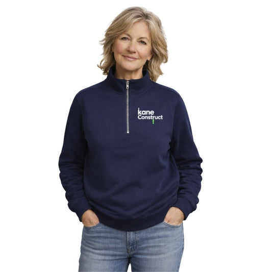KANE (Construct) Womens Recycled ¼ Zip Sweatshirt