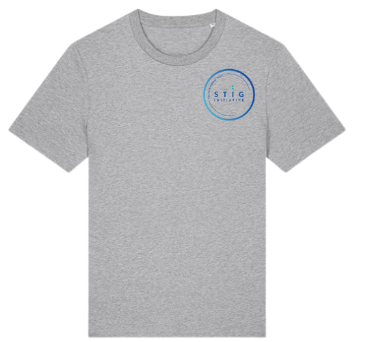 The Stig Initiative - Adult Grey T-Shirt (2 logos)