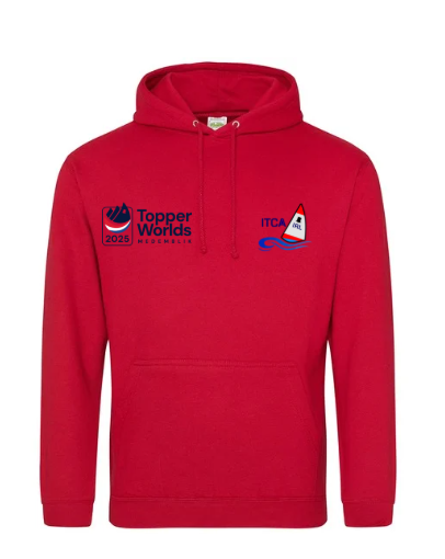 Topper Ireland Red hoodie (2 Logos)