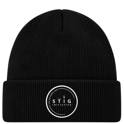 The Stig Initiative - Adult Black Beanie (1 logo)