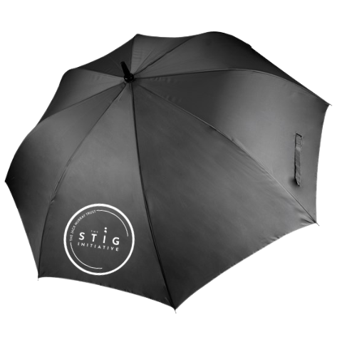 The Stig Initiative - Black Umbrella (2 logos)