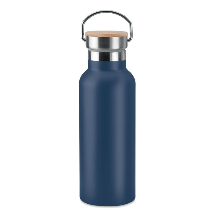 500ml Stainless Steel Vacuum bottle with Bamboo Lid – Custom Branded