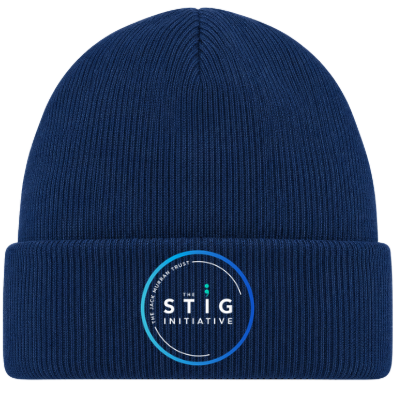 The Stig Initiative - Kids Navy Beanie (1 logo)