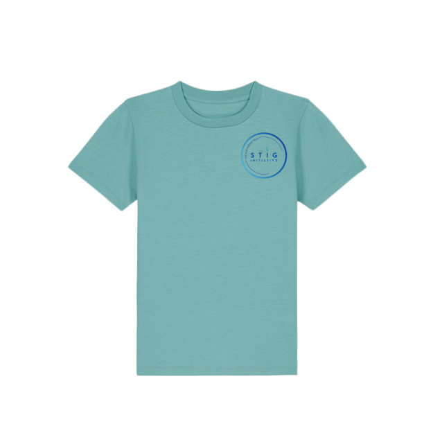 The Stig Initiative - Kids Teal T-Shirt (2 logos)