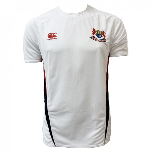 Banbridge Academy PE T-Shirt White/Red/Black