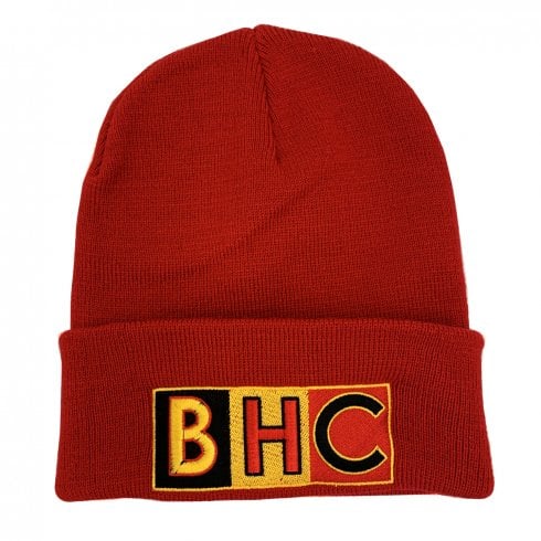 Banbridge Hockey Club Cuff Beanie Hat Red