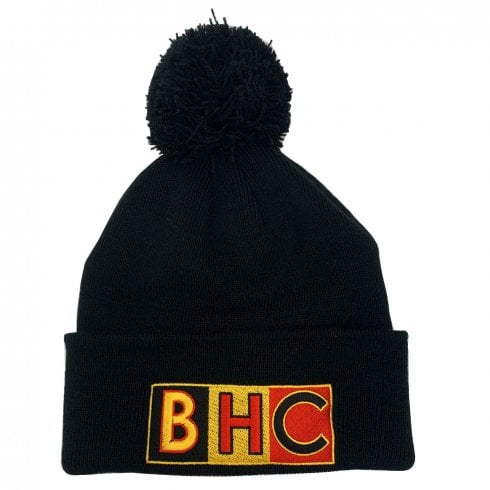 Banbridge Hockey Club Pom Pom Hat Black