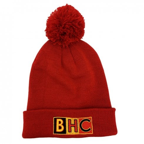 Banbridge Hockey Club Pom Pom Hat Red