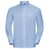 Russell Mens Long Sleeve Easy-Care Oxford Shirt