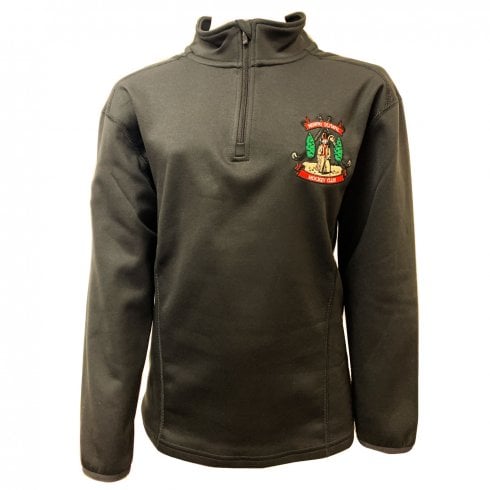 Newry Olympic Hockey Club Junior Midlayer 1/4 Zip Black