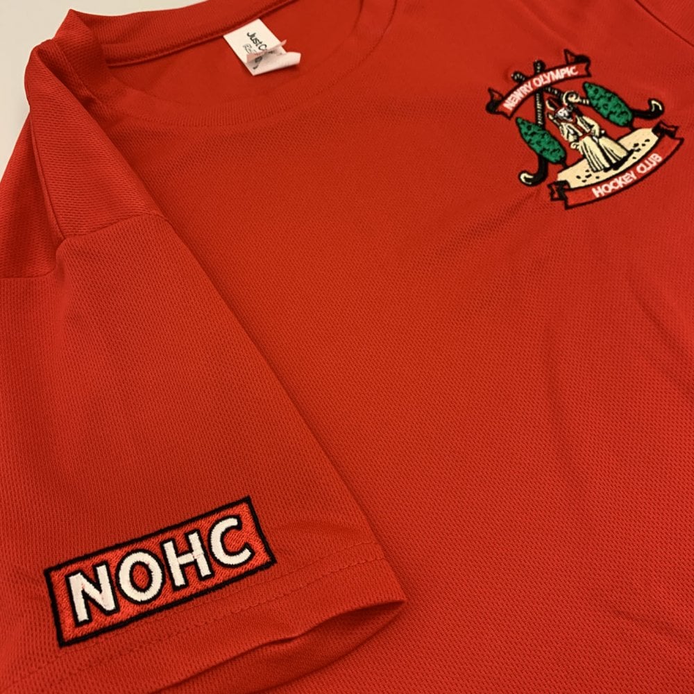 Newry Olympic Hockey Club Junior T Shirt Red
