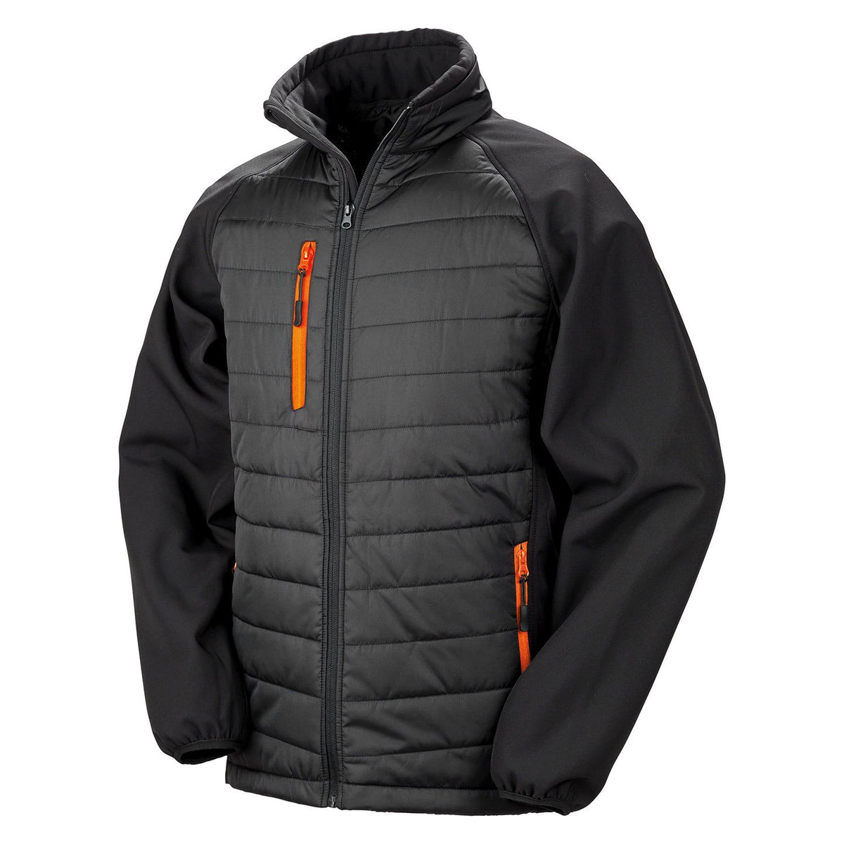 Result Black Compass Padded Softshell Jacket