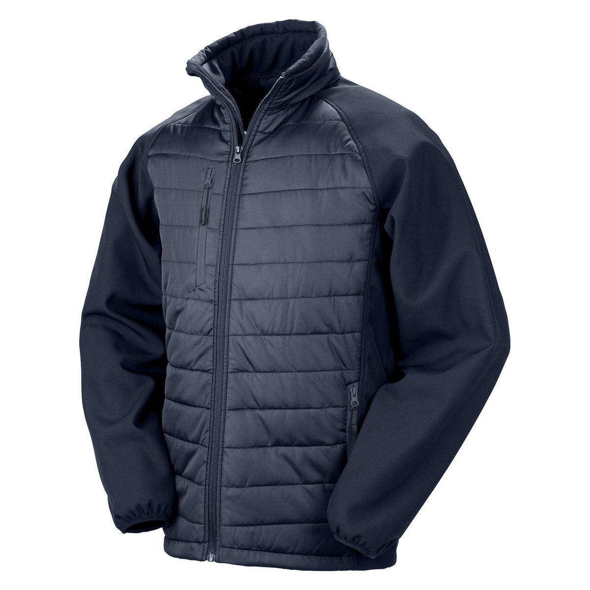 Result Black Compass Padded Softshell Jacket